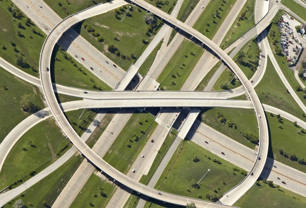 Photograph Peter Andrew Lusztyk Highway Interchange on One Eyeland